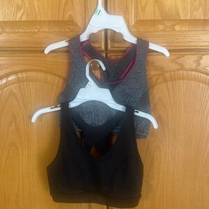 Two size small sports bras.